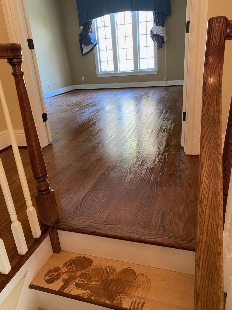 first-finish-coat-over-stain