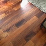 Finished Tigerwood hardwood flooring with natural color variations in Rocky Hill Connecticut 06067