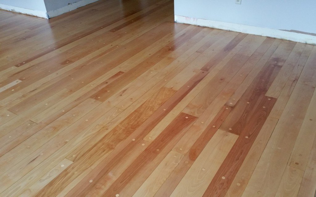 Pegged Birch with Sealer and 2 coats of Natural Finish Patrick Daigle