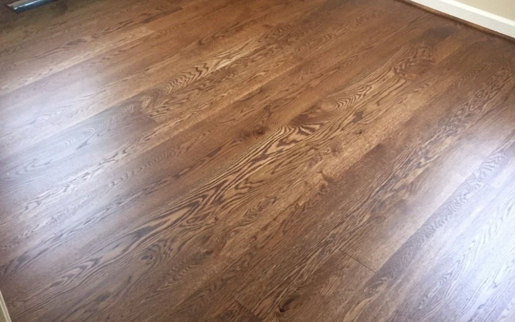 White Oak Stained Provincial Hardwood
